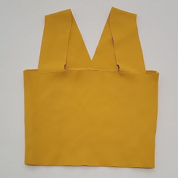 Seek The Label Mustard Yellow Crop Top - Picture 3 of 10